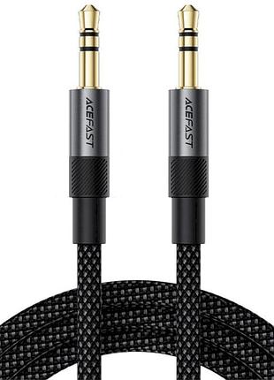 Аудио кабель aux acefast j10 (1m) black