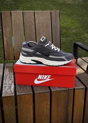 Кросівки nike initiator, темно сірі (сіточка) 3083-20