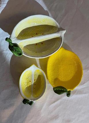 Набір декоративних тарілок tognana “lemon”