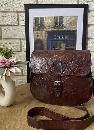 Сумка від англійського люксового бренду mulberry із натуральної шкіри