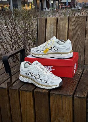 Кросівки nike p-6000 reflective t, біло-сірі (весна-літо) 3269-7