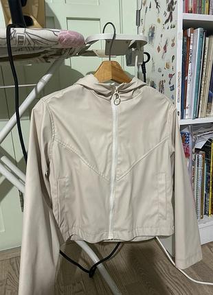 Дощовик бежевий дитячий zara, 11-13 років, 164 см