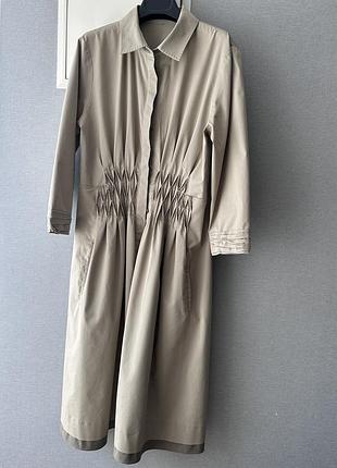 Сукня жіноча elietahari ( italy) . сукня захисного кольору , розмір m, матеріал : cotton 62%,