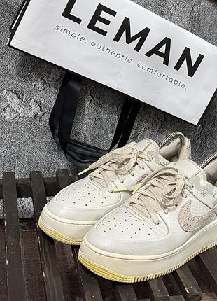 Кросівки чоловічі кеди жіночі nike air force 1 sage low сірий 40