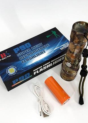 Ліхтар для використання в темряві police bl-c136-lm+cob, ручний світильник з потужним променем zh-69