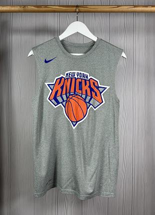 Nike new york knicks майка баскетбольна спортивна з гарним дизайном розмір s