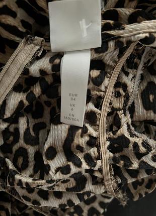 Сукня леопардова h&m 3