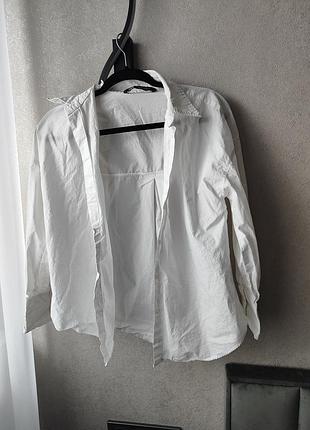 Сорочка біла zara xs
