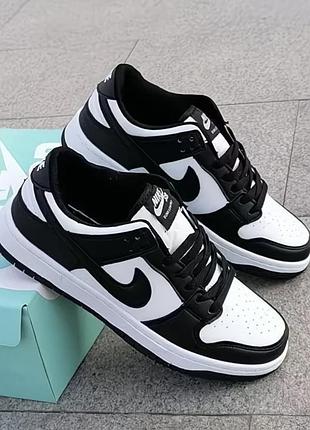 Літній розпродаж!!! nike dunk low black white panda