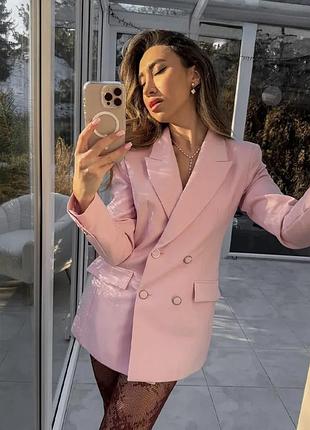 🎀 рожевий піджак від zara