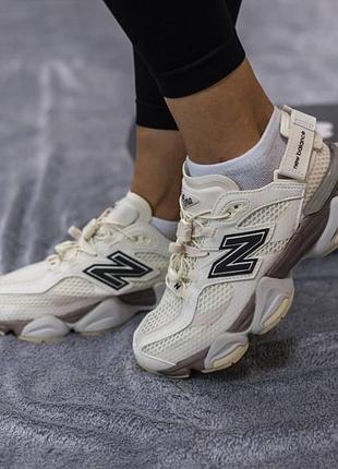 Мужские кроссовки new balance u9060 beige brown / smb+ 🔗