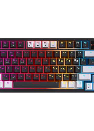 Клавиатура gamepro asgard valhalla pro bluetooth/2.4 ггц usb type-c black/white