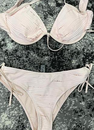Купальник роздільний з чашками з кісточками