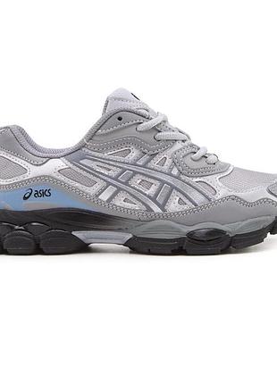 Жіночі кросівки asics gel-nyc grey black v2 / smb+ 🔗