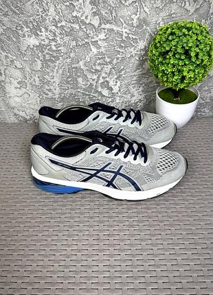 Asics gt-1000 кроссовки 45-46 размер спортивные серые