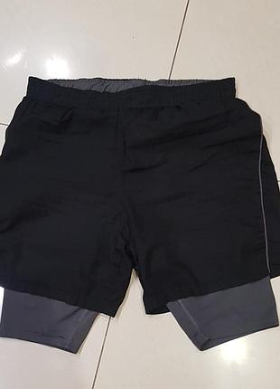 Шорты с тайтсами беговые karrimor