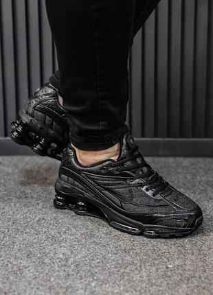 Мужские кроссовки nike shox tl black denim / smb+ 🔗