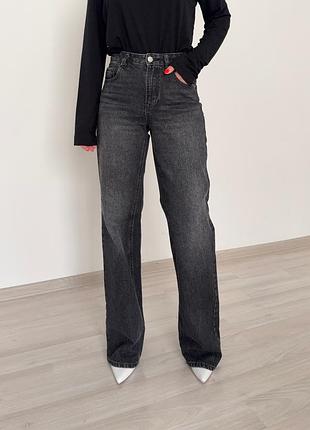 Джинси wide leg stradivarius
