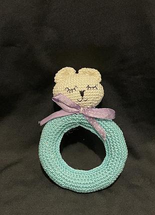 В’язана сенсорна іграшка ручної роботи 🧸