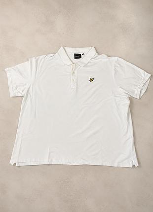 Футболка lyle/scott оригінал білого кольору.