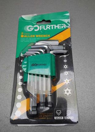 Б/у набор шестигранников gofurther 9шт