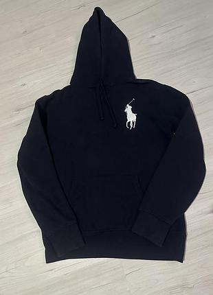 Худі polo ralph lauren big pony hoodie navy blue