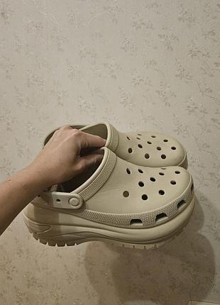 Crocs жіночі, колір слонова кістка