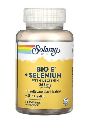 Bio vitamin e with selenium 268mg - 60 softgels
