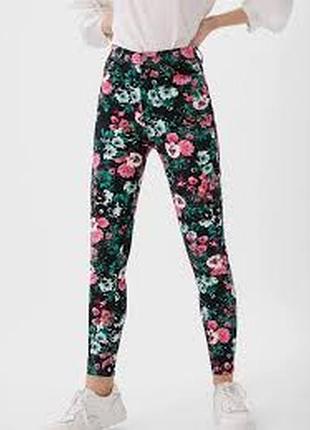 Стильные брюки skinny stradivarius us32ash14