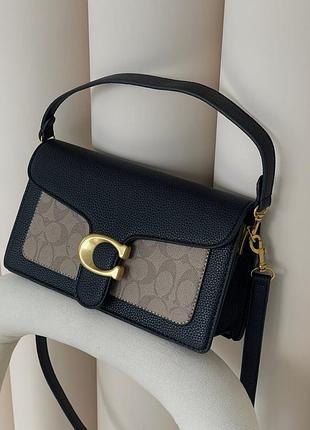 Сумка coach tabby black еко