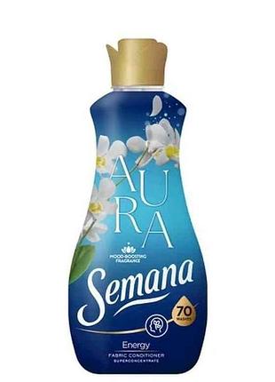 Кондиционер 1,4л для тканей aura energy тм semana