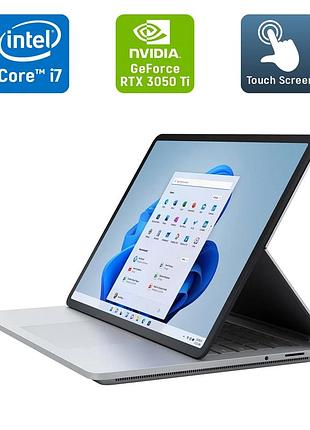 Ноутбук-трансформер б-клас microsoft surface laptop studio / 14.4" (2400x1600) ips touch / intel core i7-11370h (4 (8) ядра по 3.0