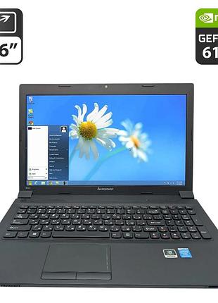 Ноутбук lenovo b590 / 15.6" (1366x768) tn / intel pentium b960 (2 ядра по 2.2 ghz) / 6 gb ddr3 / 500 gb hdd / nvidia geforce 610m,