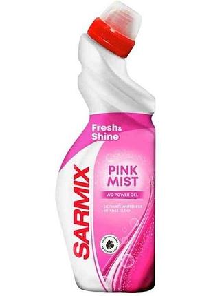 Гель для мытья унитаза 750мл pink mist тм sarmix