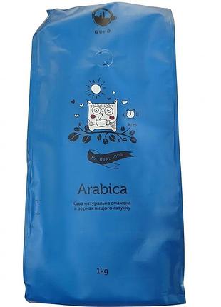 Кофе в зернах gufo arabica 1 кг