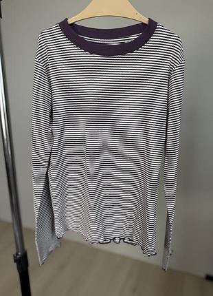 Лонгслів для дівчинки beatwear у смужку, розмір 134/140