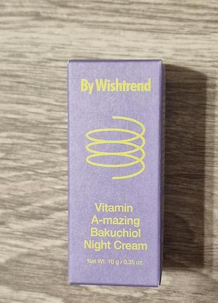 Полная перезаписи или самовивиз by wishtrend vitamin a-mazing bakuchiol night cream (10g) ночной крем бакучиол с витамином А