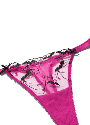 Яркие розовые трусики victoria’s secret pink оригинал танга летучие хелоуин