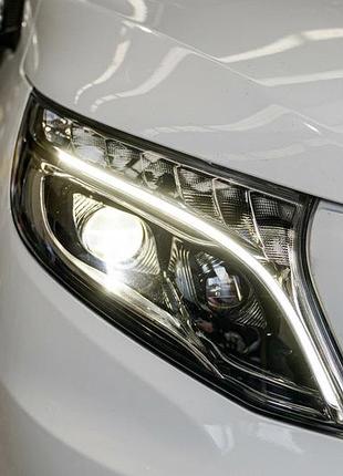 Передние фары v-class дизайн led (для vito, комплект 2 шт) для mercedes vito/v-class w447 2014- гг