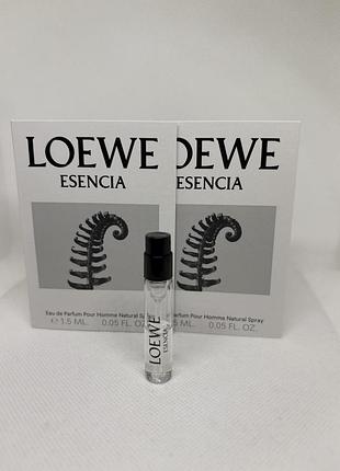 Оригинальный пробник парфюмированная вода esencia pour homme eau de parfum loewe