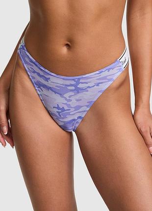 Камуфляжные трусики victoria’s secret pink оригинал лого стринги