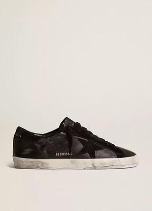 Кросівки golden goose super-star black 🖤