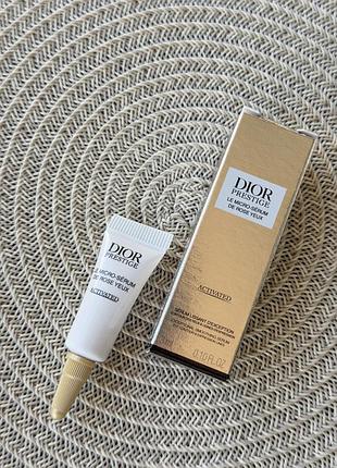 Відновлювальна, мікроживильна сироватка для очей  dior prestige the activated rose eye micro-serum