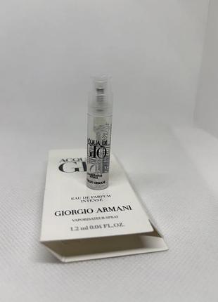Оригінал пробник парфумована вода acqua di giò eau de parfum intense giorgio armani