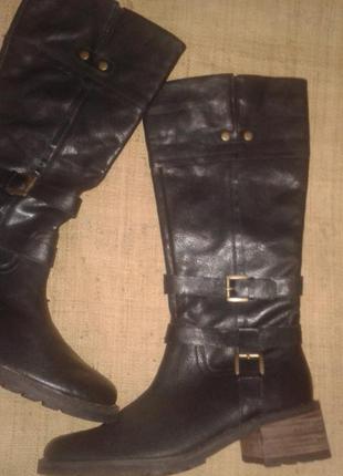 38р-25.5 кожа зима новые сапоги you know