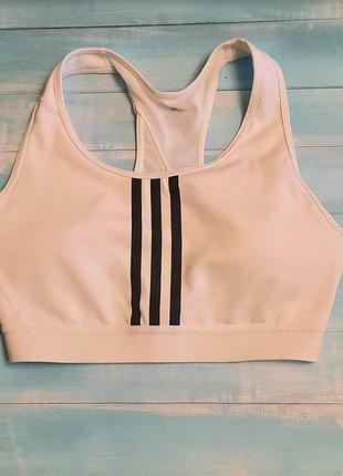 Топ белый спортивный adidas
