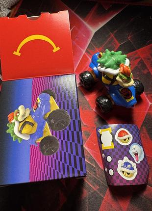 Іграшка mcdonalds happy meal - nintendo mario kart bowser snap turtle driver 2022