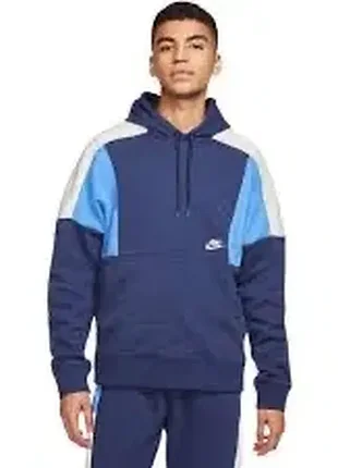 Nike (m) colourblock retro мужской худи кофта толстовка пуловер оригин