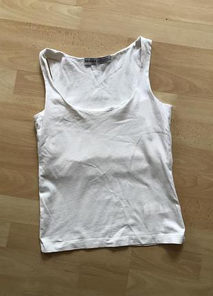 Базова жіноча весняно- літня біла майка stimma (розмір 42 / xs)