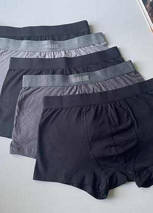 5 шт комплект боксерів чоловічих з бавовни та модалу primark